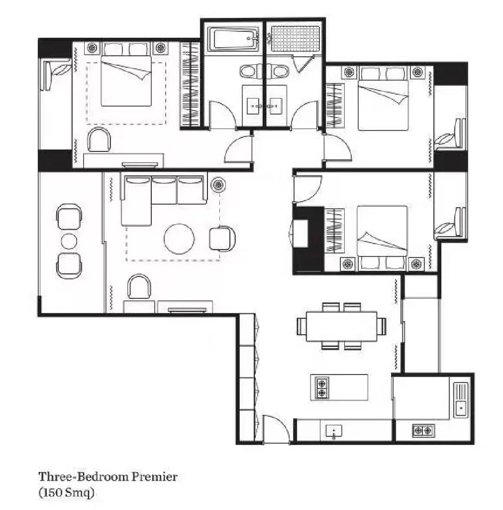 Somerset Gubei Serviced Apartment Shanghai  - Image 9